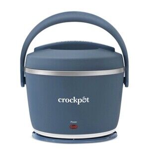 Crock-Pot 20 oz Portable Food Warmer 20oz Lunch Crock Sphinx Personal Blue